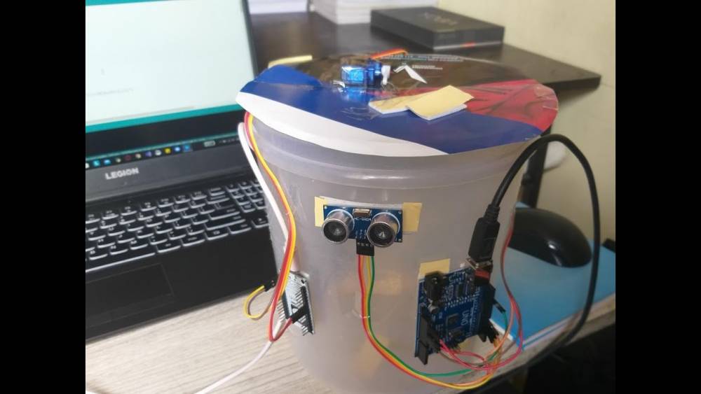Smart Dustbin With IOT Notifications